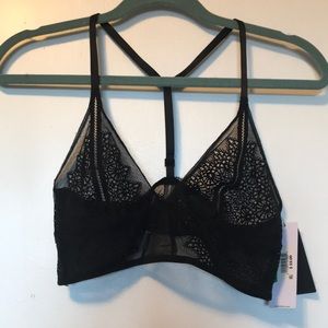 NWT Calvin Klein Unlined Triangle Bralette Size L